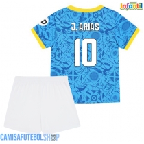 Camisa de time de futebol Wolves Jhon Arias #10 Replicas 3º Equipamento Infantil 2025-26 Manga Curta (+ Calças curtas)